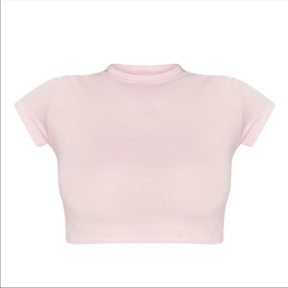 Pink crop top